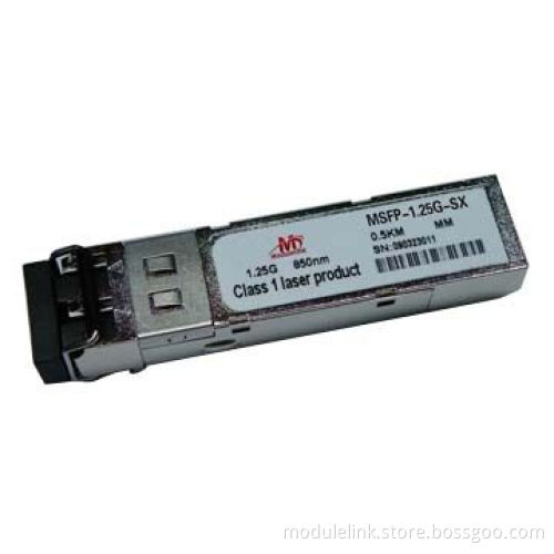 1.25G SFP Duplex Multimode, 850nm by Industry Standard